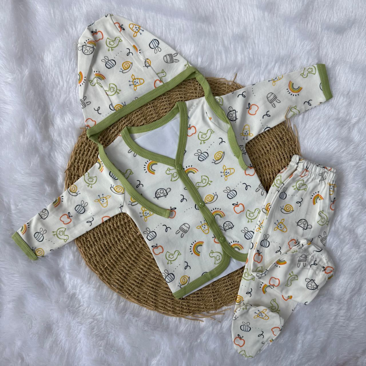 Sleepsuit With Cap - Green