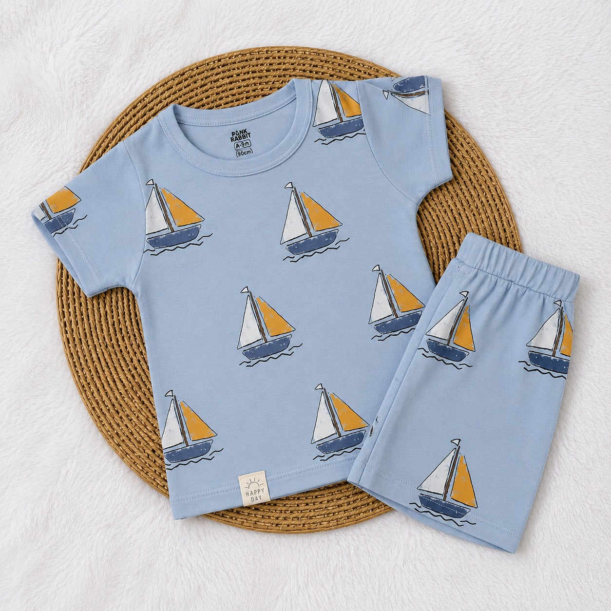 Baby Boy Sets - Blue Ship