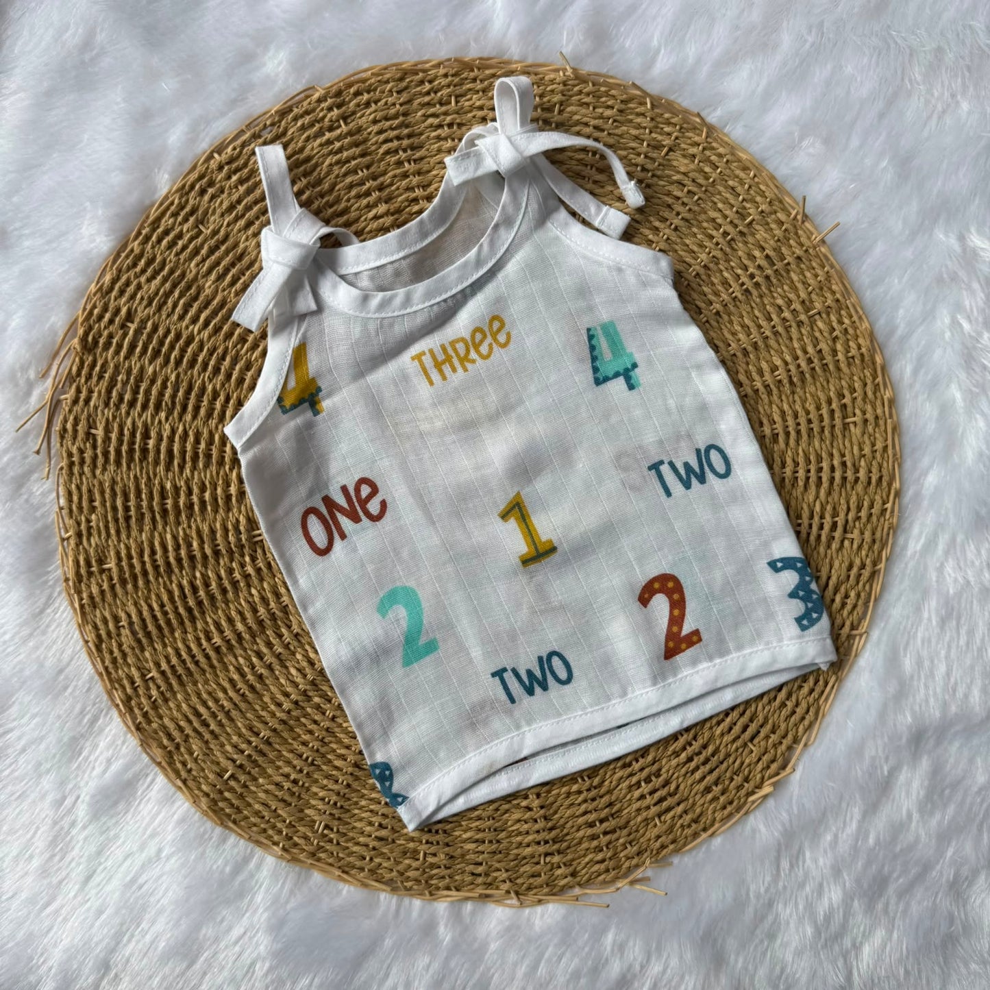 Muslin Baby Knot Jabla - Numbers