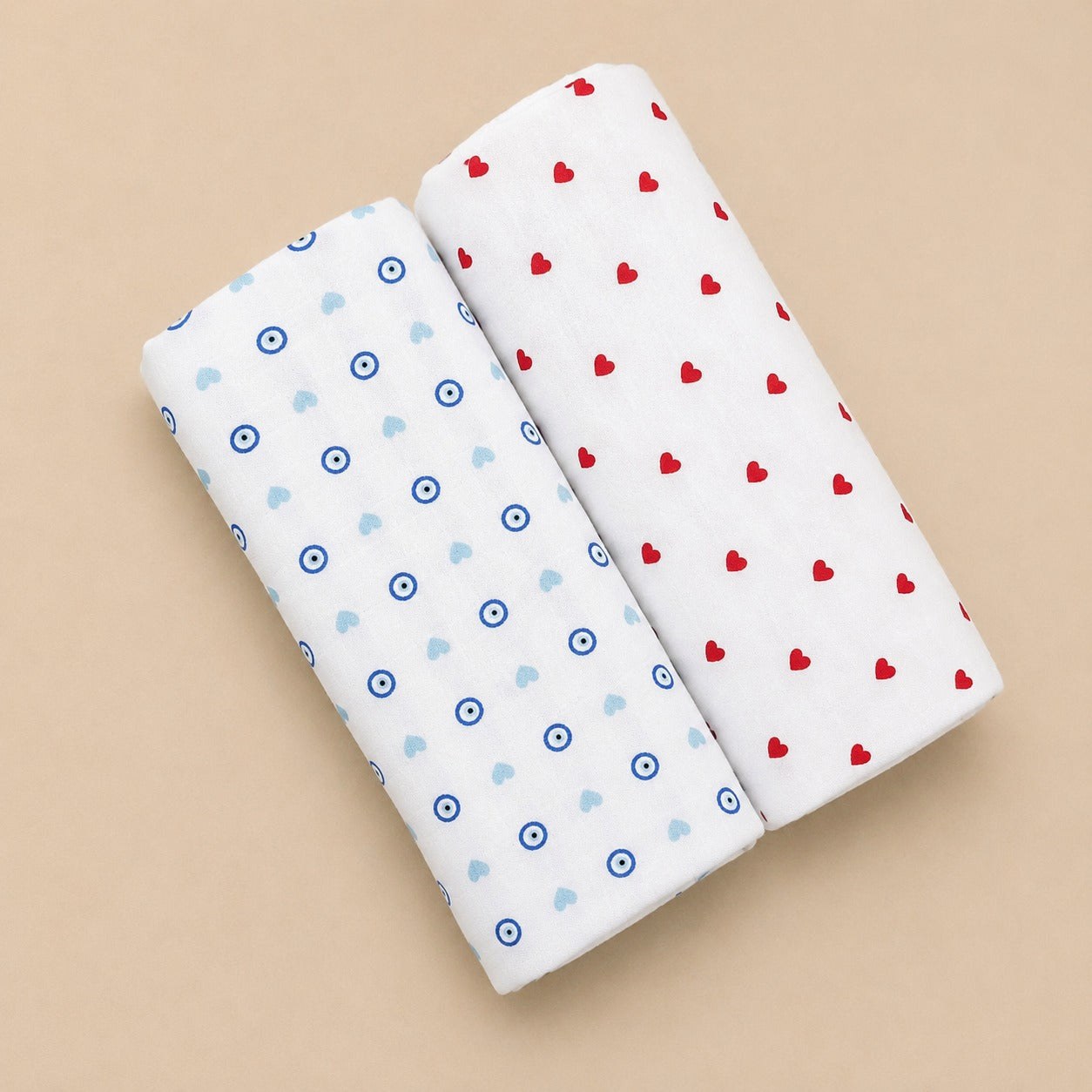 Muslin swaddle Combo (2pcs)
