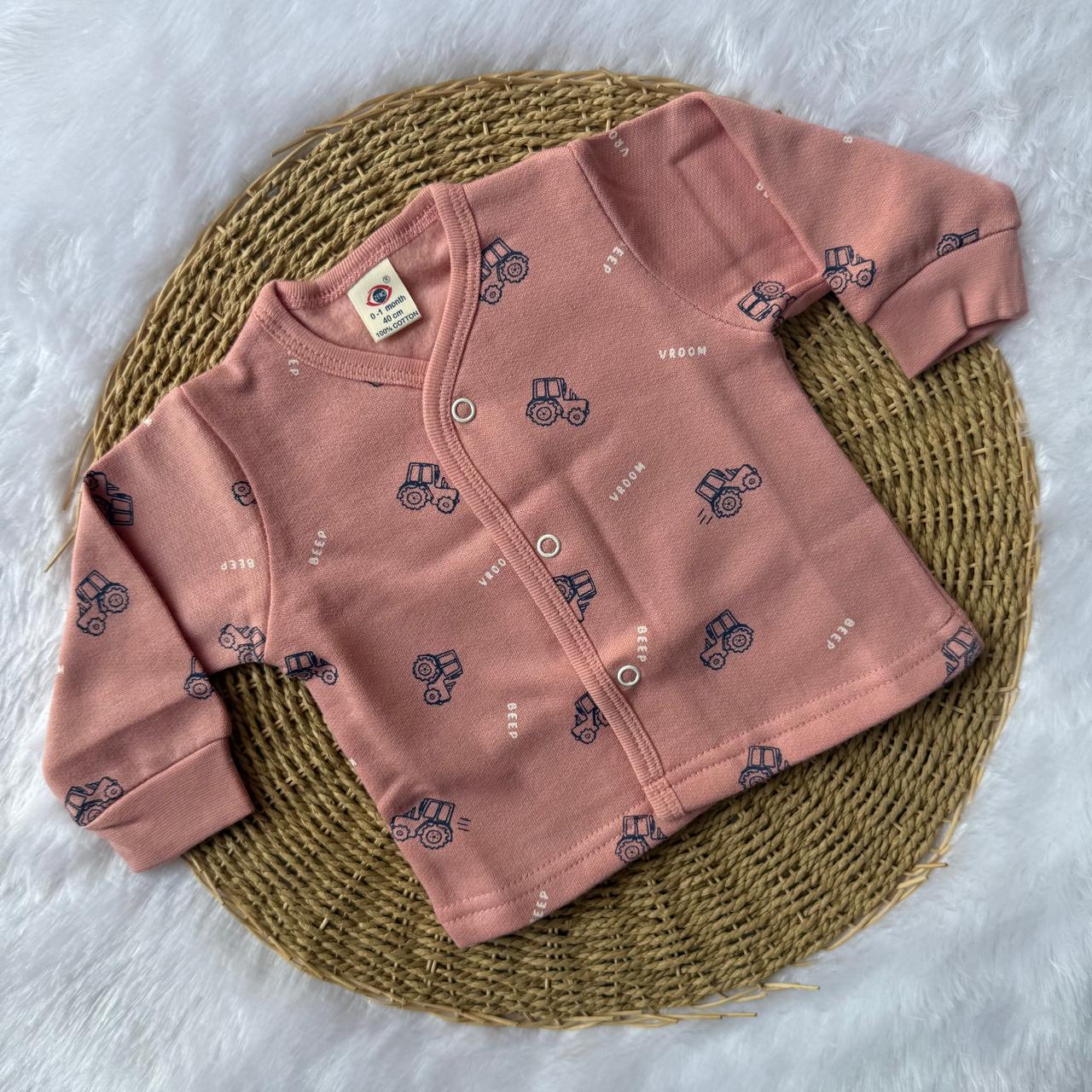 Baby sweater Jabla - Dark Peach