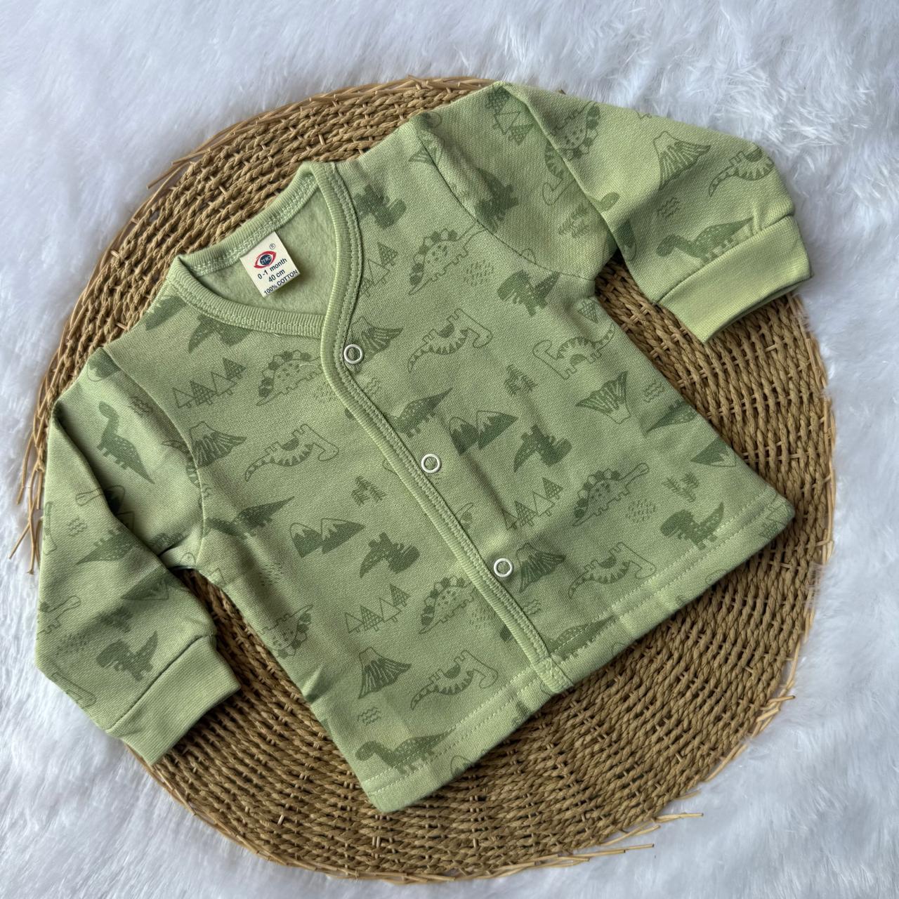 Baby sweater Jabla - Green Dino