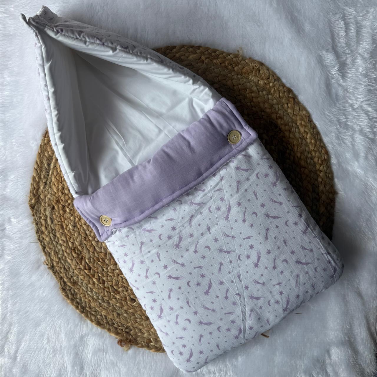 Muslin Baby Carry Bed - Shooting Star