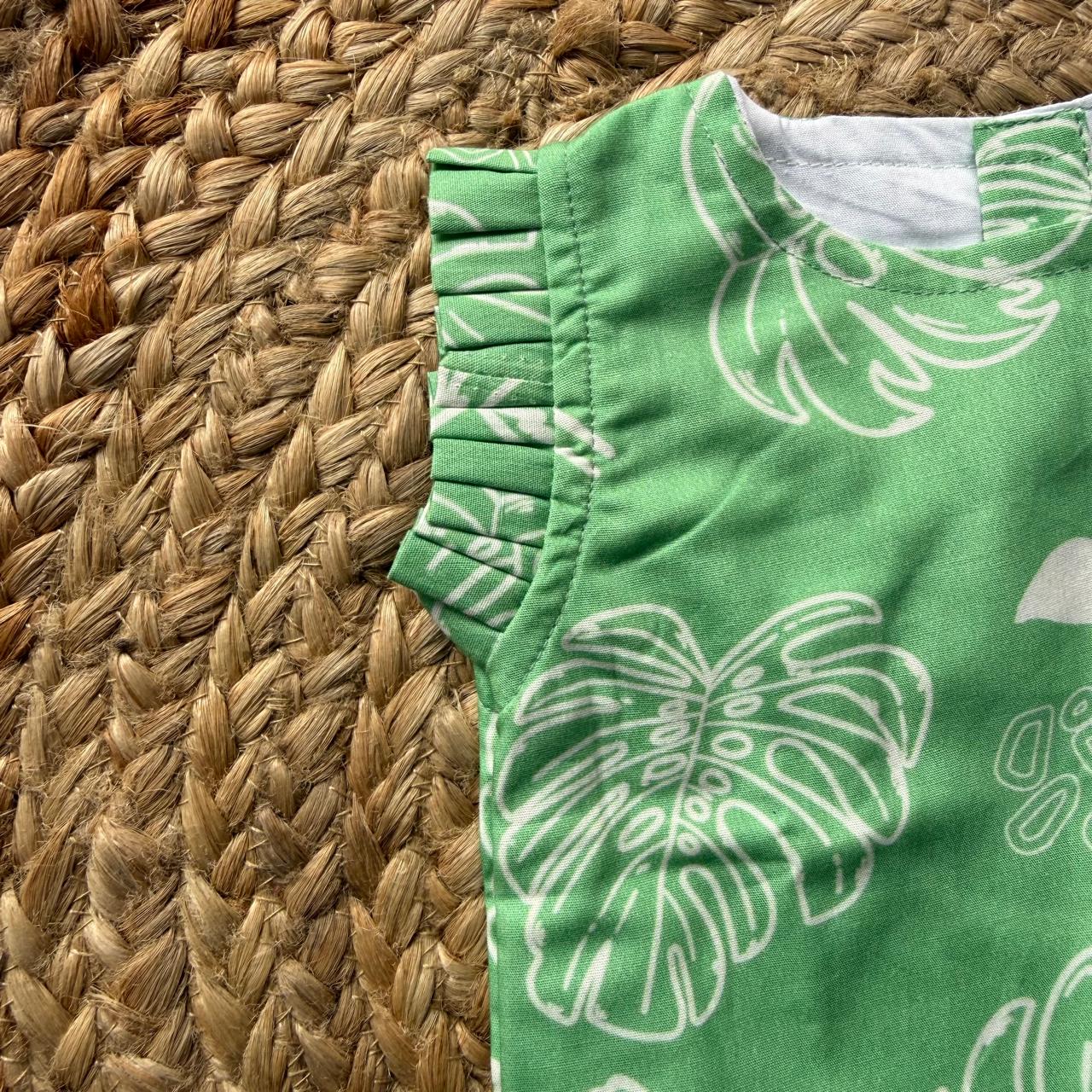 Girls Set - Green Leaf