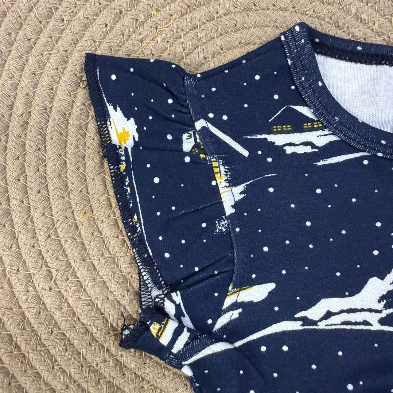 Girl Frocks - Navyblue