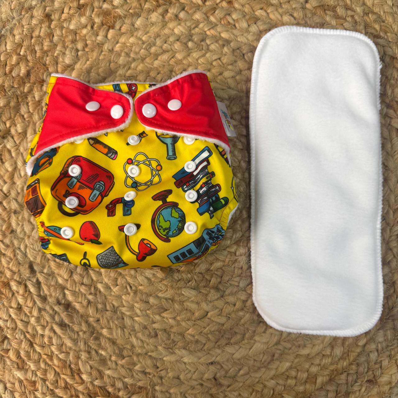 OneFit Free Size Cloth Diapers - Yellow