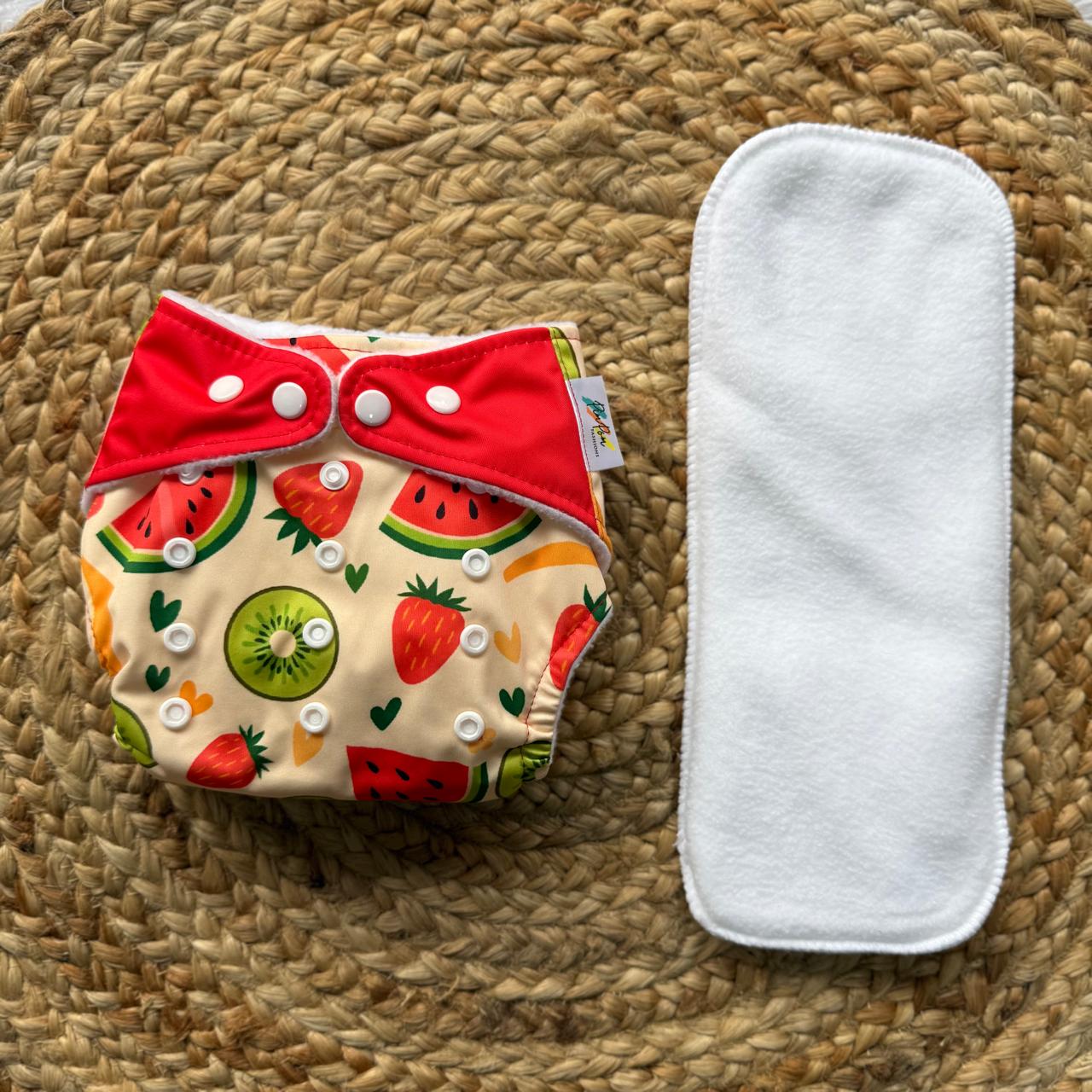 OneFit Free Size Cloth Diapers - Fruit Blast