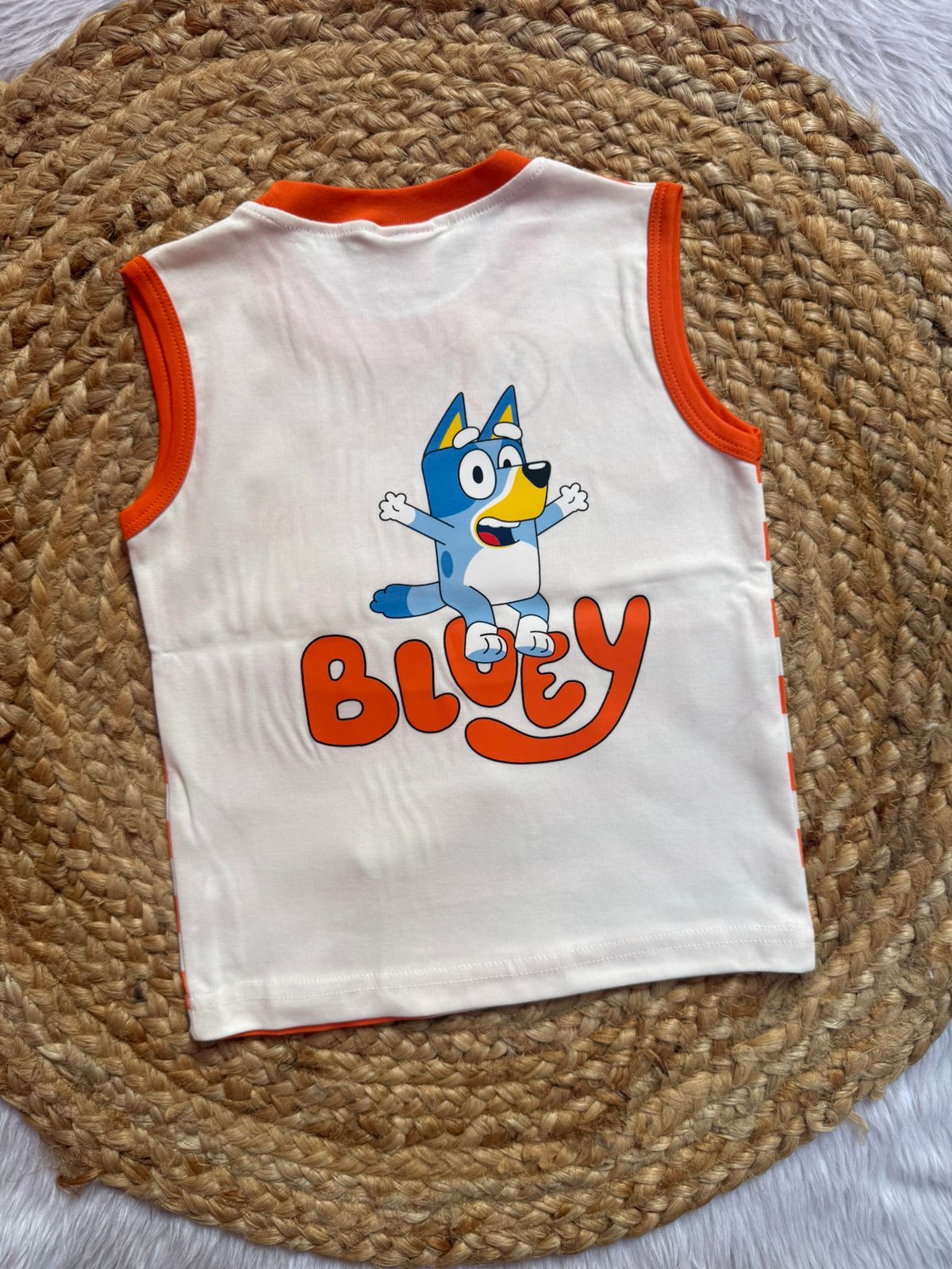 Baby Boy Sets - Orange Bluey