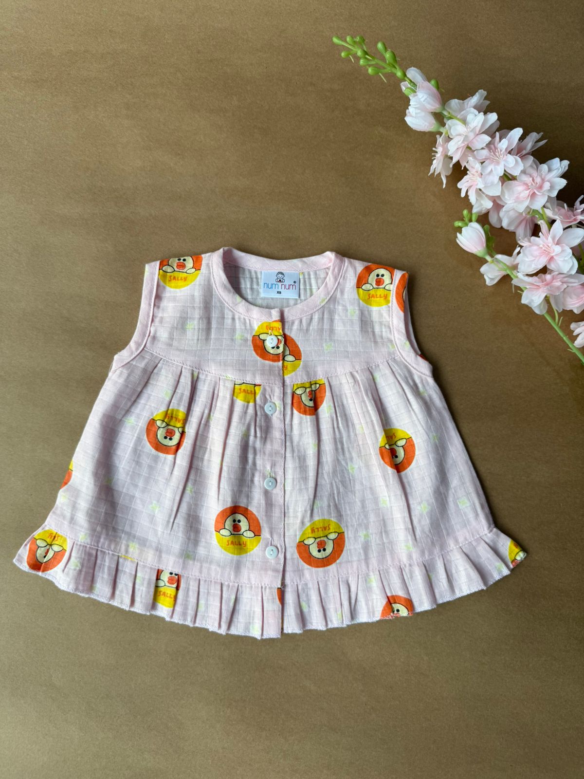 Front Open Frock - Duck