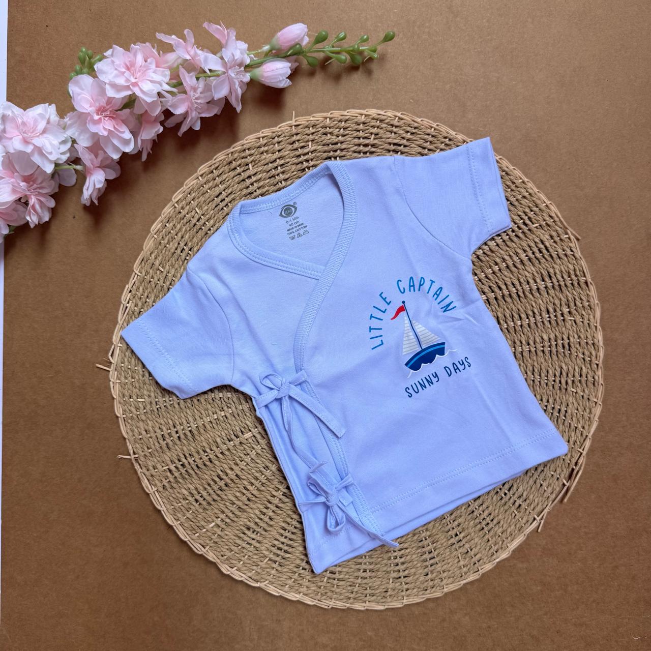 Kimono Cotton Jabla - Blue Ship