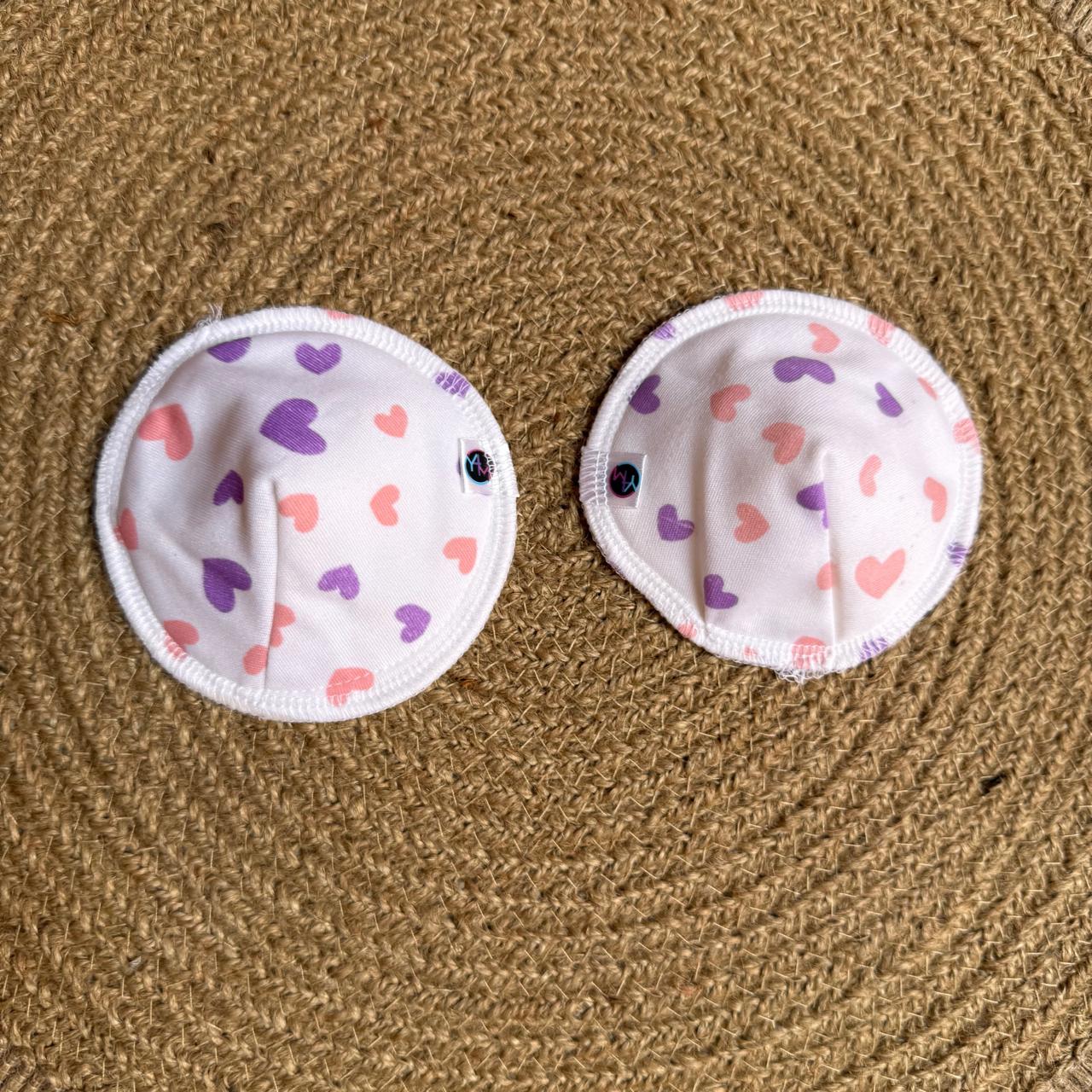 Reusable Breast Pads - Heart