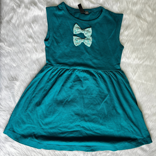 Girl Frocks - Teal Blue