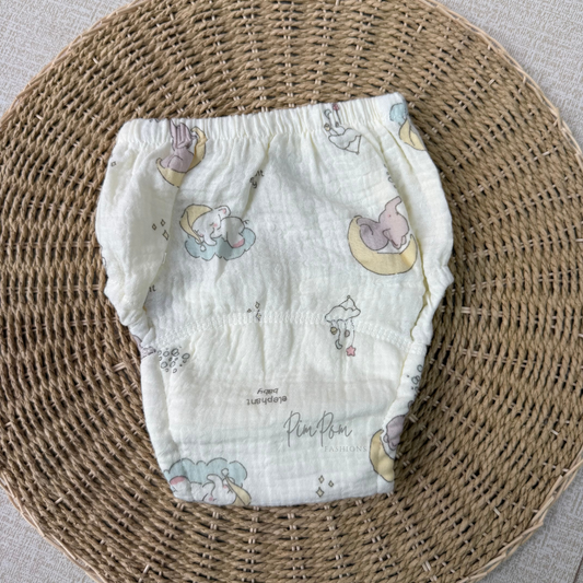 Muslin Underpads - Baby Elephant