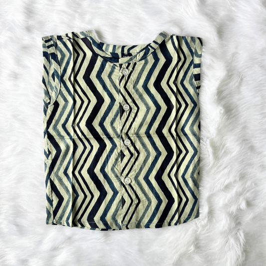Cotton Baby Jabla - Blue Lines