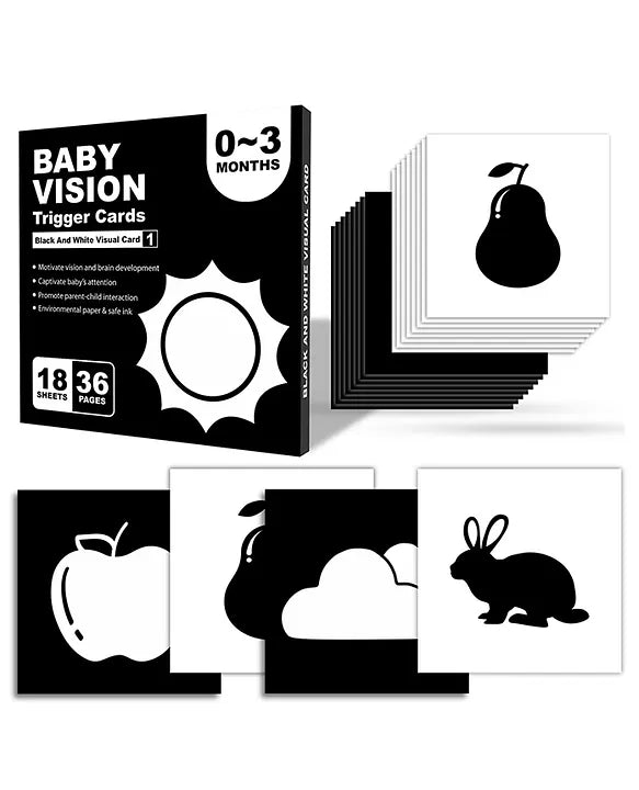 Baby Visual Stimulus Cards (0-3 months)