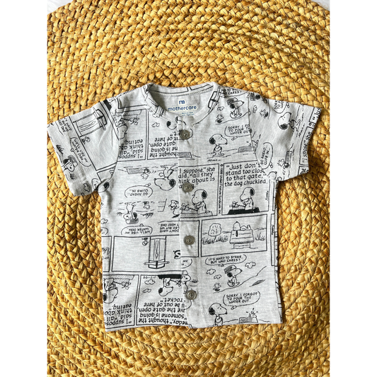 Knitted Baby Jabla with Sleeve - Grey comics