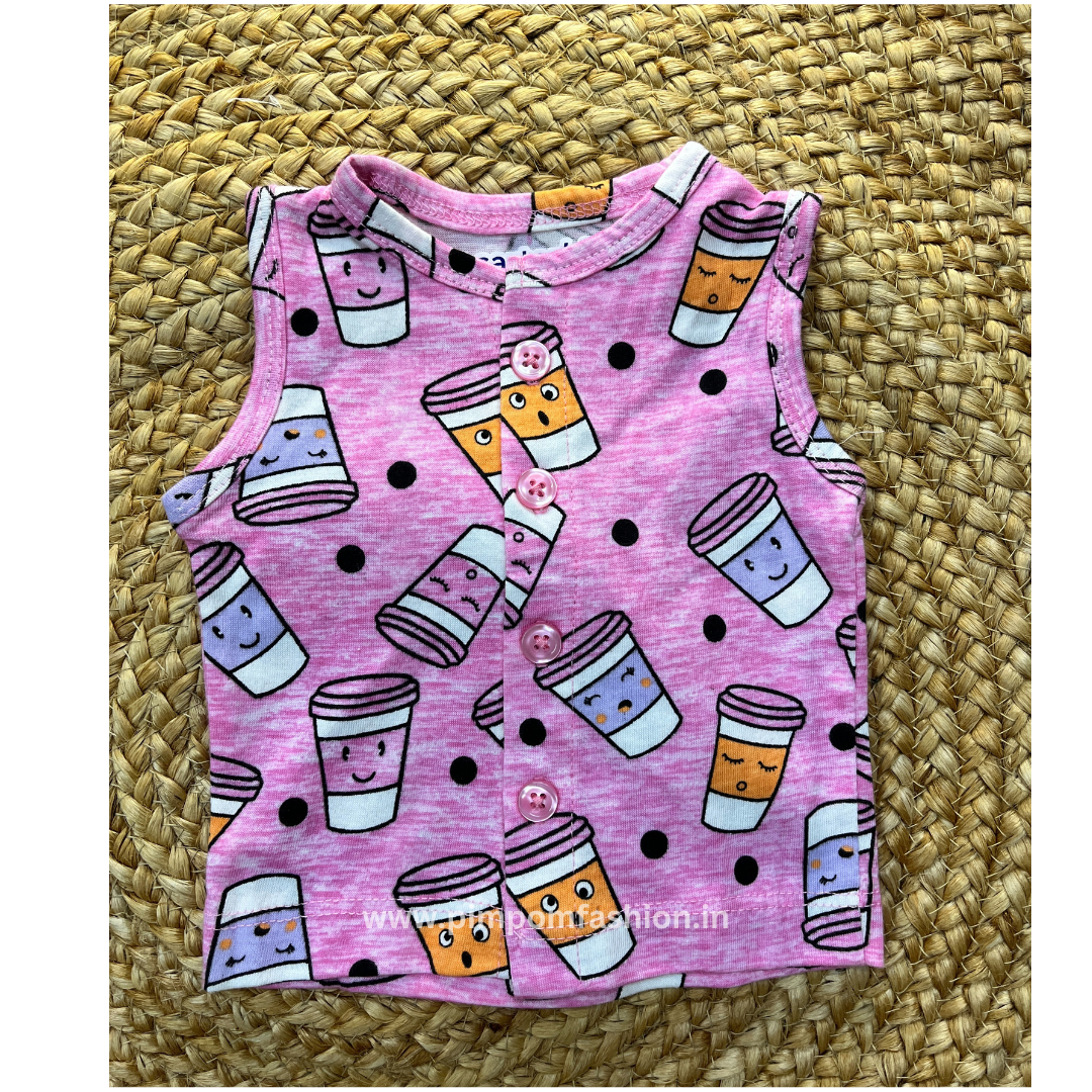 Knitted Baby Jabla -Pink