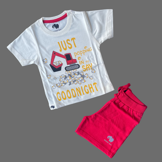 Boy's T-Shirt and Shorts Set - Good night