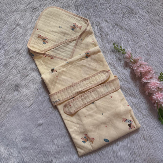 Premium beige Hooded Towel with Belt