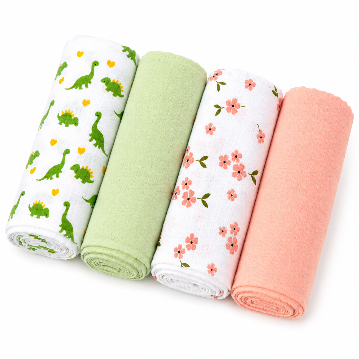 Muslin swaddle Combo (4pcs)