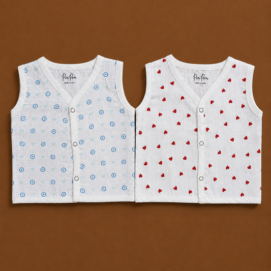 Premium Muslin Baby Jabla Combo (2 pcs)
