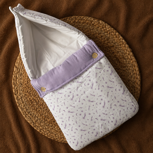 Muslin Baby Carry Bed - Shooting Star