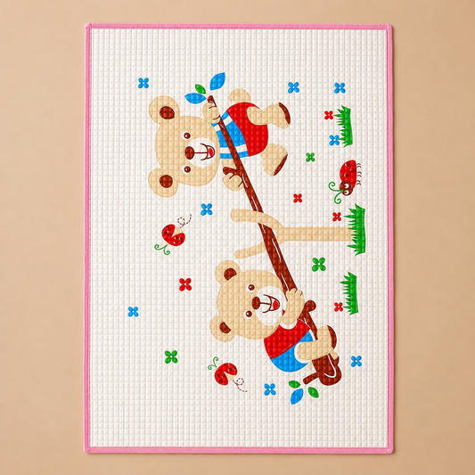 Baby Bubble Bath Mat - See Saw Bear