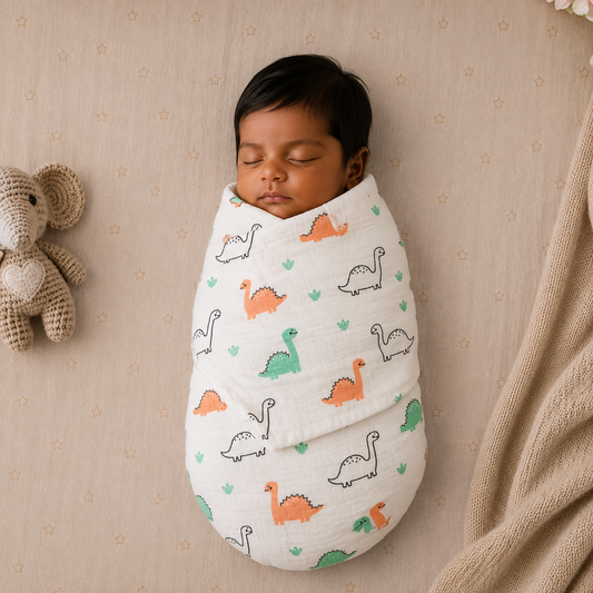 Muslin Swaddle/ Towel - Dino's