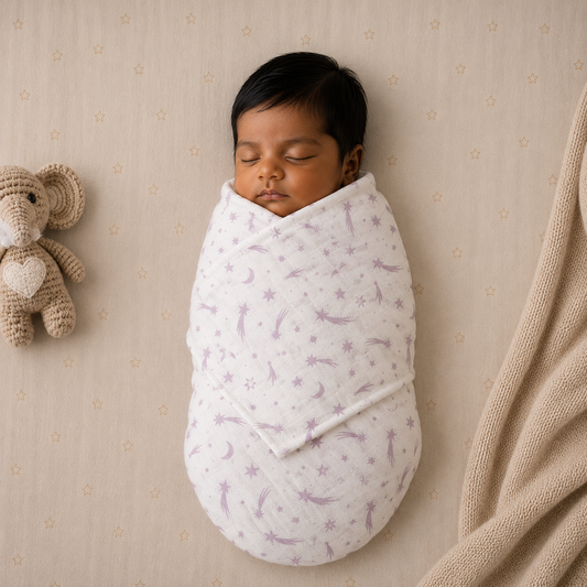 Muslin Swaddle/ Towel - Shooting Star