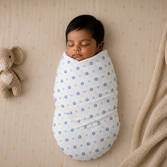 Muslin Swaddle/ Towel - Evil Eye