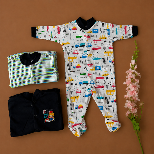 Sleepsuit Combo - Navyble