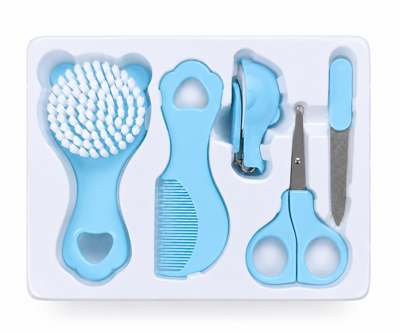 Baby Grooming Kit  5 in 1 Nailcare Sets -  Sky Blue