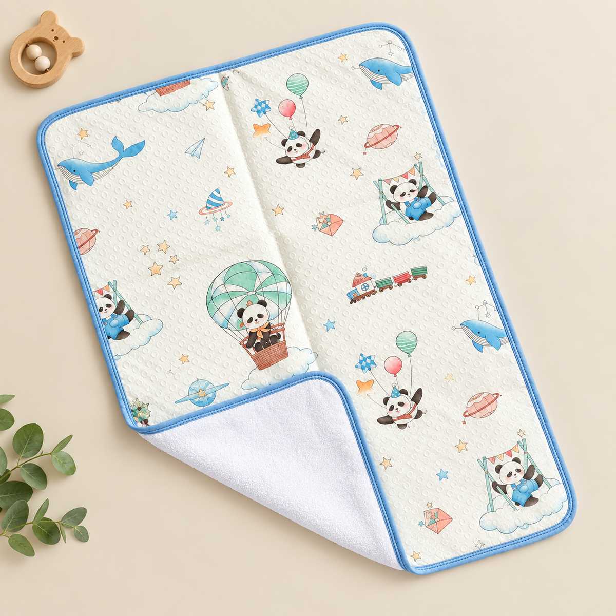 Cotton Dry Sheet - Blue Parachute