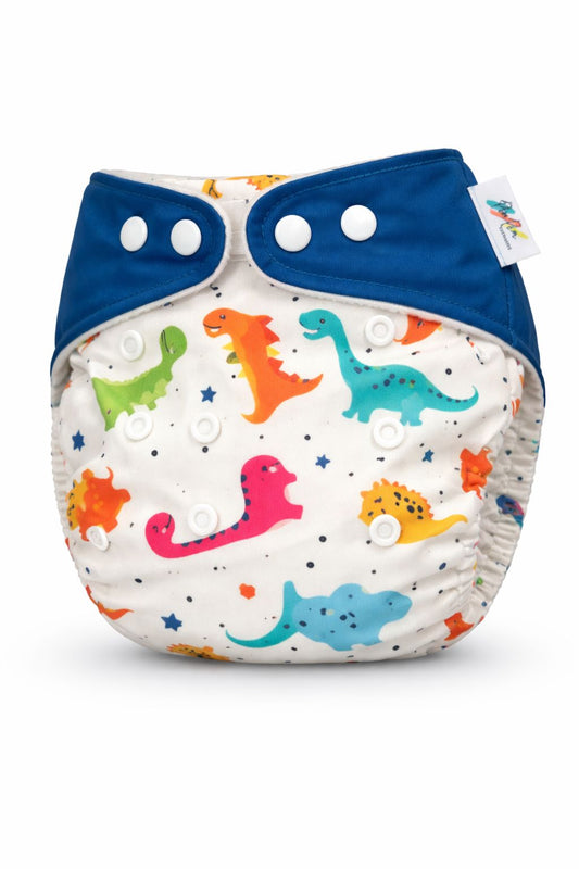 Dino Pop OneFit Free size cloth diaper