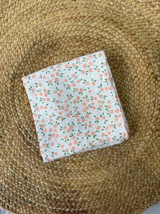 Pack of 2 Muslin Towels - Flowers & Pattern