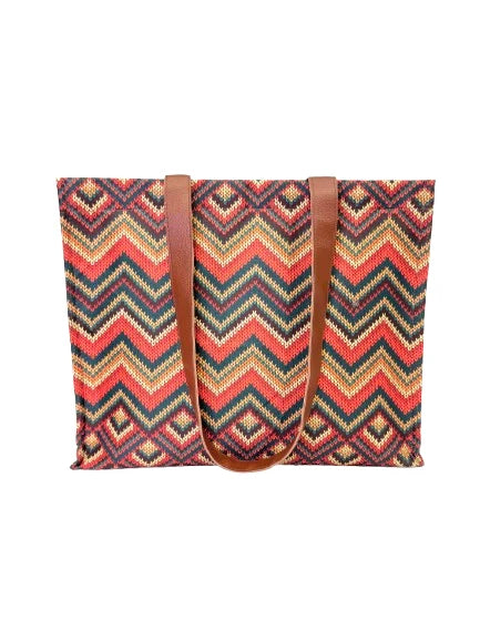 Mommy Bag - Brown - Zig Zag