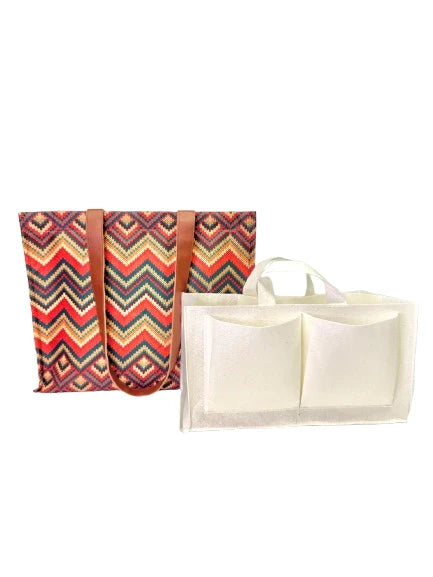 Mommy Bag - Brown - Zig Zag