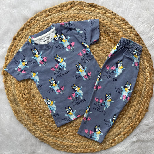 Kids Pant Co-Ord Sets - Bluey