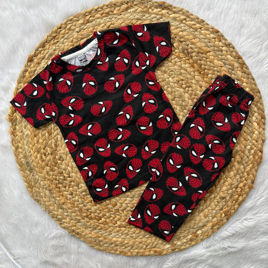 Kids Pant Co-Ord Sets - Spiderman