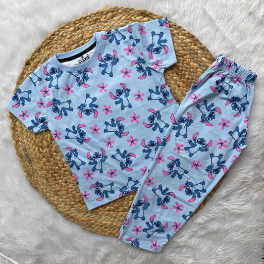 Kids Pant Co-Ord Sets - Stitch