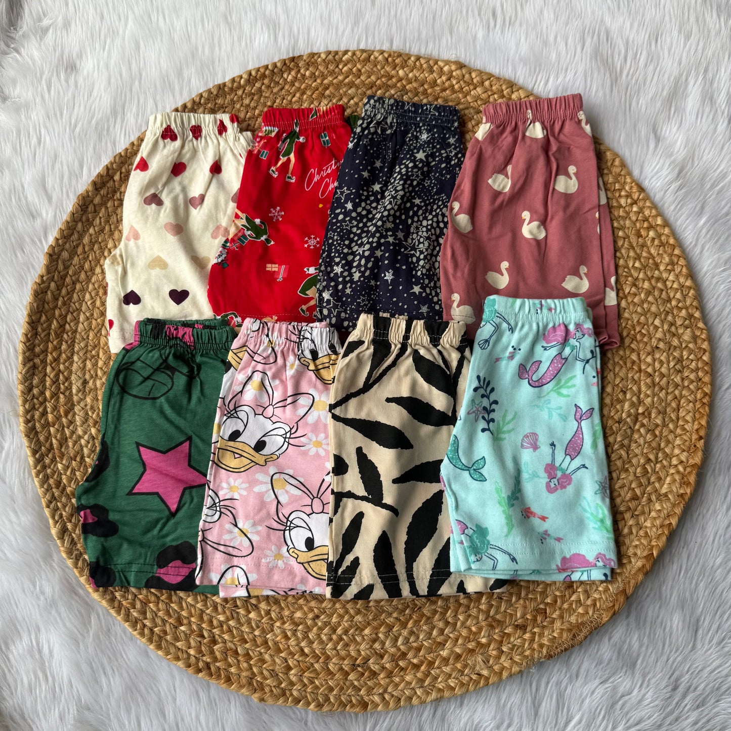 Unisex Kids Shorts Combo