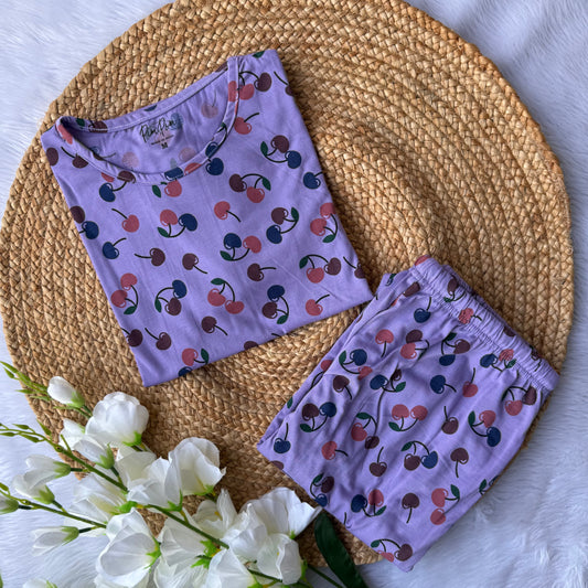 Purple Plum Women’s Lounge Wear / Pyjama Set