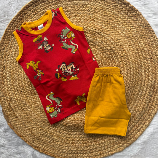 Mickey Boys Sleeveless Set