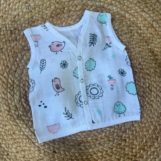 Muslin Baby Jabla - Birds