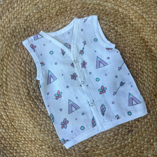 Muslin Baby Jabla - Triangles