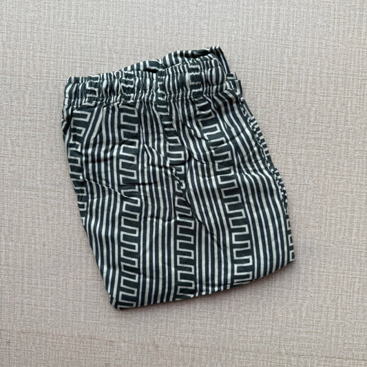 Women's Palazzo Pant - Green Patterns