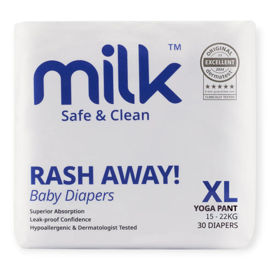 Milk Baby Disposable Diapers - Pant Style - (Size XL)