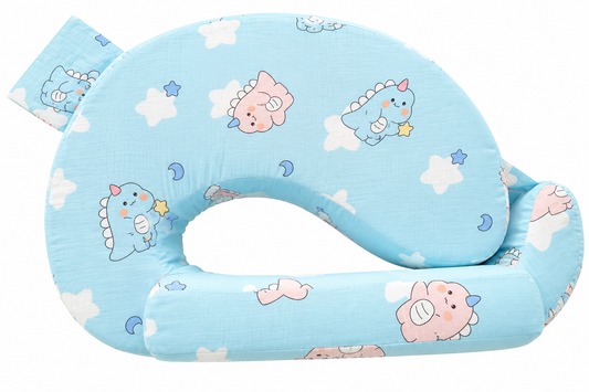 Baby Feeding  Velcro Pillow - Blue