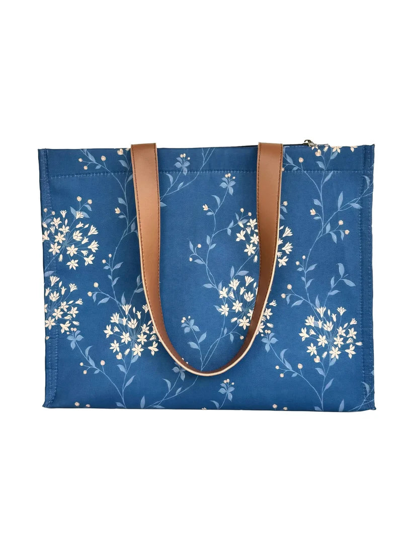 Mommy Bag - Blue Flowers