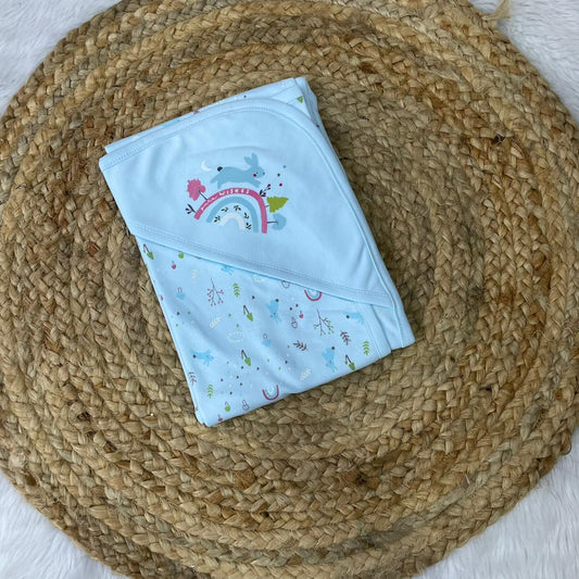 Muslin Swaddle/ Towel - Blue